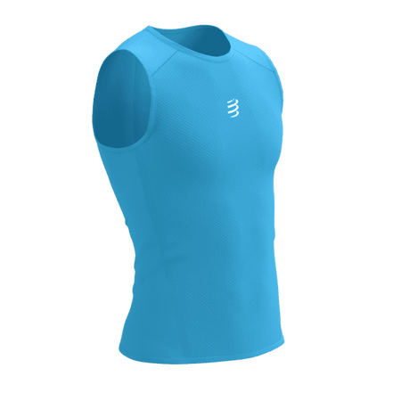 COMPRESSPORT Koszulka biegowa męska TRAIL RACING TANK norse blue