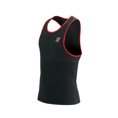 COMPRESSPORT Koszulka biegowa PRO RACING SINGLET black