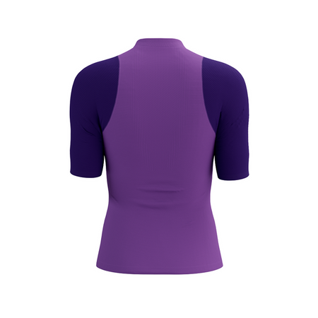 COMPRESSPORT Koszulka do biegania damska TRAIL RACING POSTURAL SS TOP purple/lilac