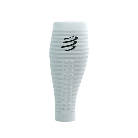 COMPRESSPORT Opaski kompresyjne na łydki R2 AERO white/black