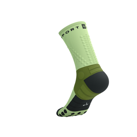 COMPRESSPORT Skarpetki do biegania ULTRA TRAIL SOCKS V2.0 woodbine/shadow lime