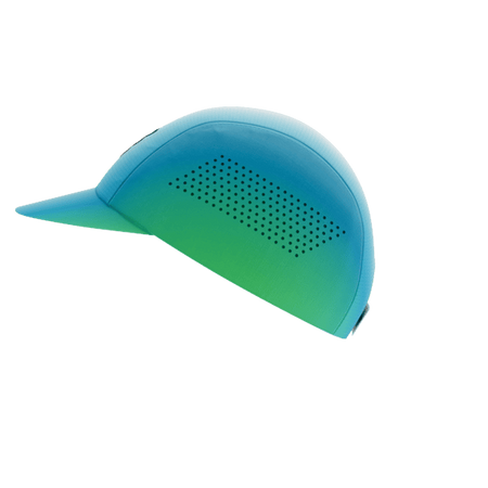 COMPRESSPORT Czapka biegowa PRO RACING CAP star white/blue green