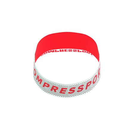 COMPRESSPORT Daszek biegowy PRO RACING VISOR fluo red