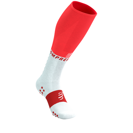 COMPRESSPORT Skarpety kompresyjne FULL SOCKS OXYGEN fluo red