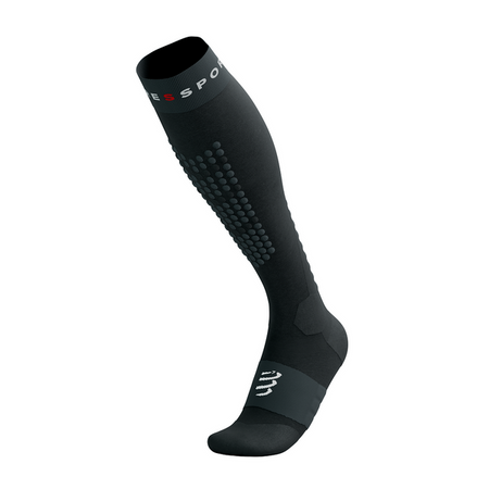 COMPRESSPORT Skarpety kompresyjne narciarskie ALPINE SKI FULL SOCKS black/steel grey