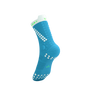 COMPRESSPORT Skarpetki do biegania trailowe PRORACING SOCKS V4 TRAIL norse blue/neon green