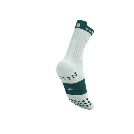 COMPRESSPORT Skarpetki do biegania wysokie PRORACING SOCKS V4 RUN HIGH sugar/storm