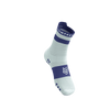 COMPRESSPORT Skarpetki do biegania wysokie PRORACING SOCKS V4 RUN HIGH star white/orient blue