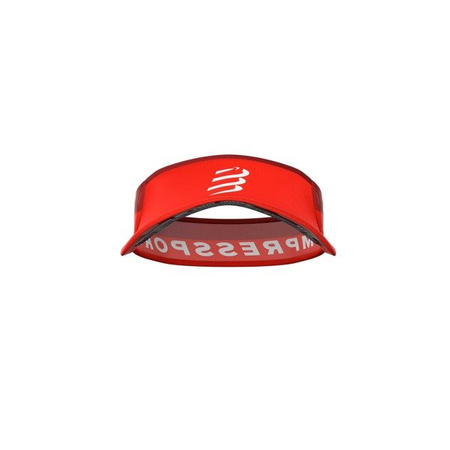 COMPRESSPORT Daszek biegowy ULTRALIGHT VISOR V2 czerwony