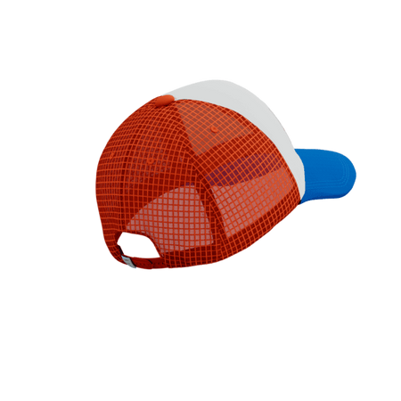 COMPRESSPORT Czapka z daszkiem TRUCKER 6P CAP princess blue/white