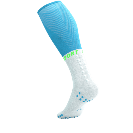 COMPRESSPORT Skarpety kompresyjne FULL SOCKS OXYGEN norse blue/neon green