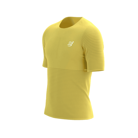 COMPRESSPORT Koszulka biegowa PRO RACING SS T-SHIRT lemon