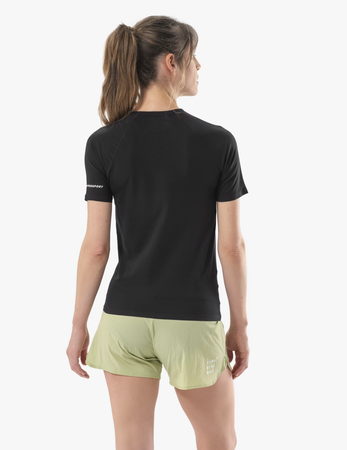 COMPRESSPORT Koszulka biegowa damska TRAIL RACING SS T-SHIRT black