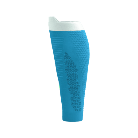 COMPRESSPORT Opaski kompresyjne na łydki R2V3 norse blue/white