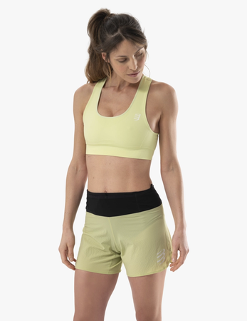 COMPRESSPORT Stanik sportowy FEELFREE SEAMLESS BRA shadow lime