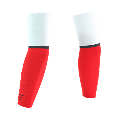 COMPRESSPORT Rękawki kompresyjne ARMFORCE ULTRALIGHT white/fluo red