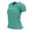 COMPRESSPORT Koszulka biegowa damska TRAINING SS LOGO T-SHIRT shell blue