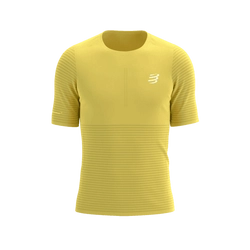 COMPRESSPORT Koszulka biegowa PRO RACING SS T-SHIRT lemon