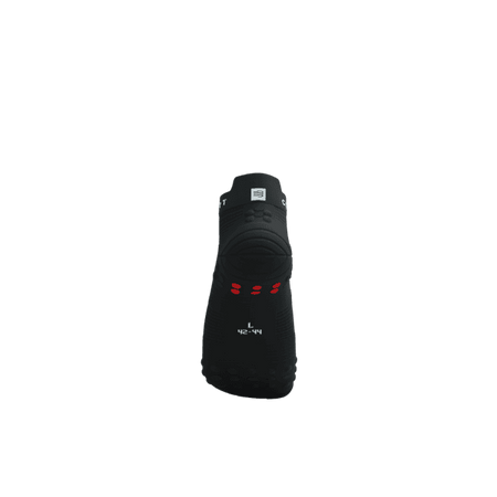 COMPRESSPORT Skarpetki do biegania krótkie PRORACING SOCKS V4 RUN LOW black/white