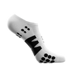 COMPRESSPORT Skarpetki do biegania krótkie NO SHOW SOCKS white/black