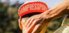 COMPRESSPORT Czapka biegowa PRO RACING CAP green camo/fluo red