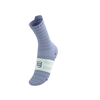 COMPRESSPORT Skarpetki do biegania PRORACING SOCKS V4 ULTRALIGHT RUN HIGH lavender/white