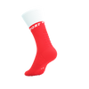 COMPRESSPORT Skarpetki kompresyjne do biegania MID COMPRESSION SOCKS V2.0 fluo red/white