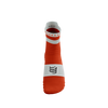 COMPRESSPORT Skarpetki do biegania wysokie PRORACING SOCKS V4 RUN HIGH tigerlily/white