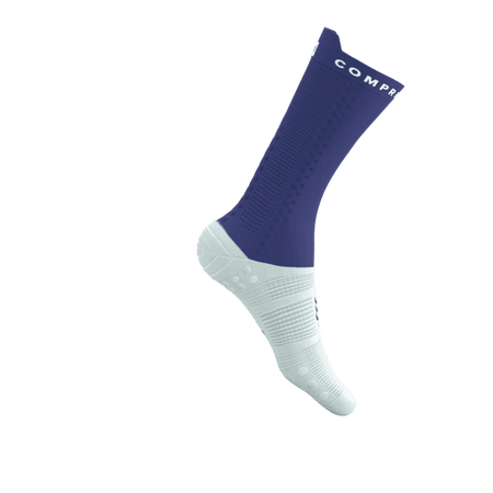COMPRESSPORT Skarpetki rowerowe PRORACING SOCKS V4 BIKE orient blue/white
