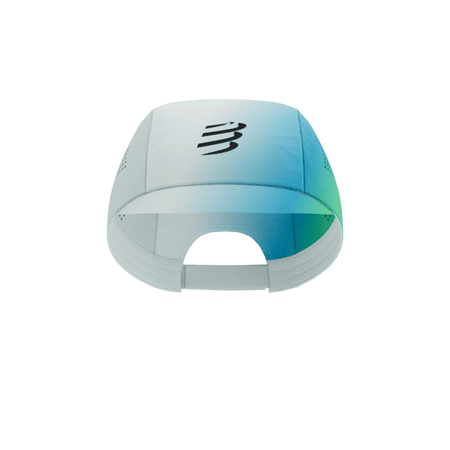 COMPRESSPORT Czapka biegowa PRO RACING CAP star white/blue green