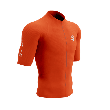 COMPRESSPORT Koszulka kompresyjna do biegania TRAIL RACING POSTURAL SS TOP tigerlily