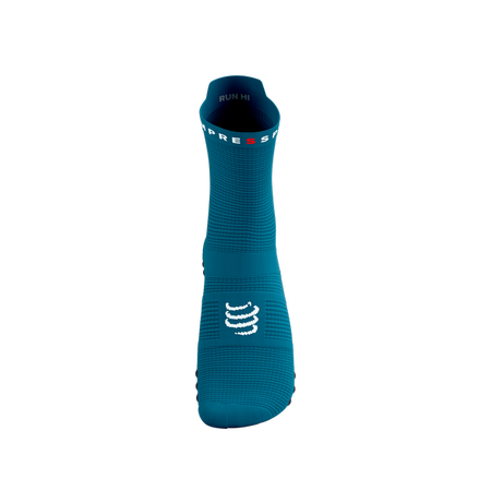 COMPRESSPORT Skarpetki do biegania wysokie ProRacing Socks V4 mosaic blue magent