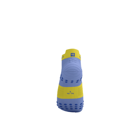 COMPRESSPORT Skarpetki do biegania krótkie PRORACING SOCKS V4 RUN LOW jacaranda/maize