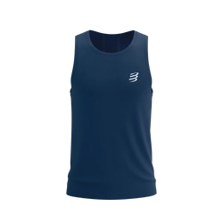 COMPRESSPORT Koszulka biegowa PERFORMANCE SINGLET blues