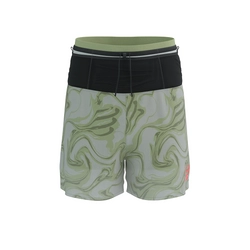 COMPRESSPORT Spodenki biegowe TRAIL RACING 2-IN-1 SHORT green camo