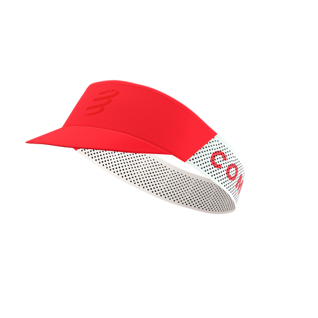 COMPRESSPORT Daszek biegowy PRO RACING VISOR fluo red