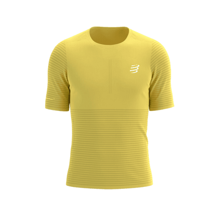 COMPRESSPORT Koszulka biegowa PRO RACING SS T-SHIRT lemon
