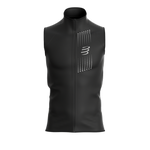 COMPRESSPORT Kamizelka biegowa męska HURRICANE WINDPROOF VEST czarna