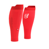 COMPRESSPORT Opaski kompresyjne na łydki R2V3 fluo red/white reflect