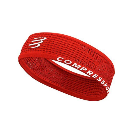 COMPRESSPORT Opaska na głowę THIN HEADBAND ON/OFF v3 czerwona