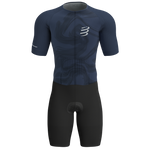 COMPRESSPORT Strój triathlonowy AERO SS TRISUIT indigo/print