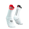 COMPRESSPORT Skarpetki do biegania PRORACING SOCKS V4 ULTRALIGHT RUN HIGH white/red/black