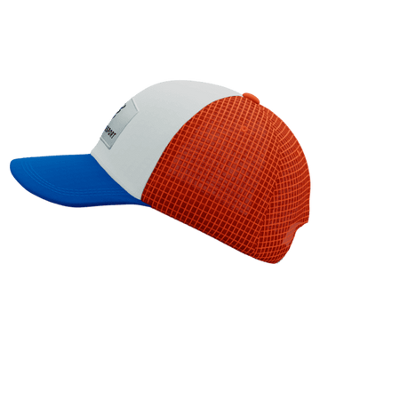 COMPRESSPORT Czapka z daszkiem TRUCKER 6P CAP princess blue/white