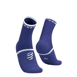COMPRESSPORT Skarpetki do biegania PRO MARATHON SOCKS V2.0 orient blue/star white