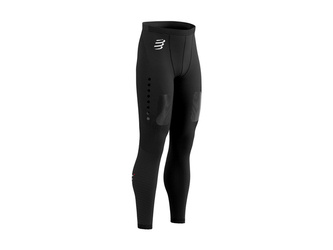 COMPRESSPORT Kompresyjne legginsy do biegania męskie WINTER TRAIL UNDER CONTROL FULL TIGHTS black