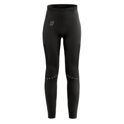 COMPRESSPORT Legginsy biegowe damskie WINTER RUNNING LEGGING black