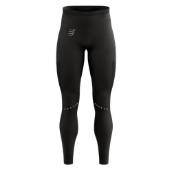 COMPRESSPORT Legginsy biegowe męskie WINTER RUNING LEGGING black