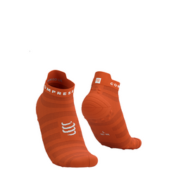 COMPRESSPORT Skarpetki do biegania PRORACING SOCKS V4 ULTRALIGHT RUN LOW fire/white