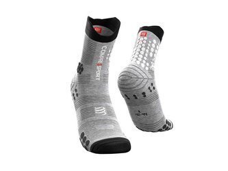 COMPRESSPORT Skarpetki do biegania trailowe ProRacing Socks v3.0 szare