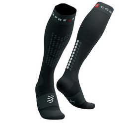 COMPRESSPORT Skarpety kompresyjne narciarskie ALPINE SKI FULL SOCKS black/steel grey